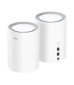 Cudy M1800 Pack de 2 Sistemas WiFi 6 Mesh AX1800 Dual Band - 1201Mbps en 5GHz, 574Mbps en 2,4GHz - 1x Puerto LAN 1000/100/10Mbps