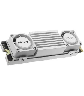 PNY CS3150 Disco Duro Solido SSD M2 2TB NVMe PCIe Gen5 x4 con Disipador Termico - Color Blanco