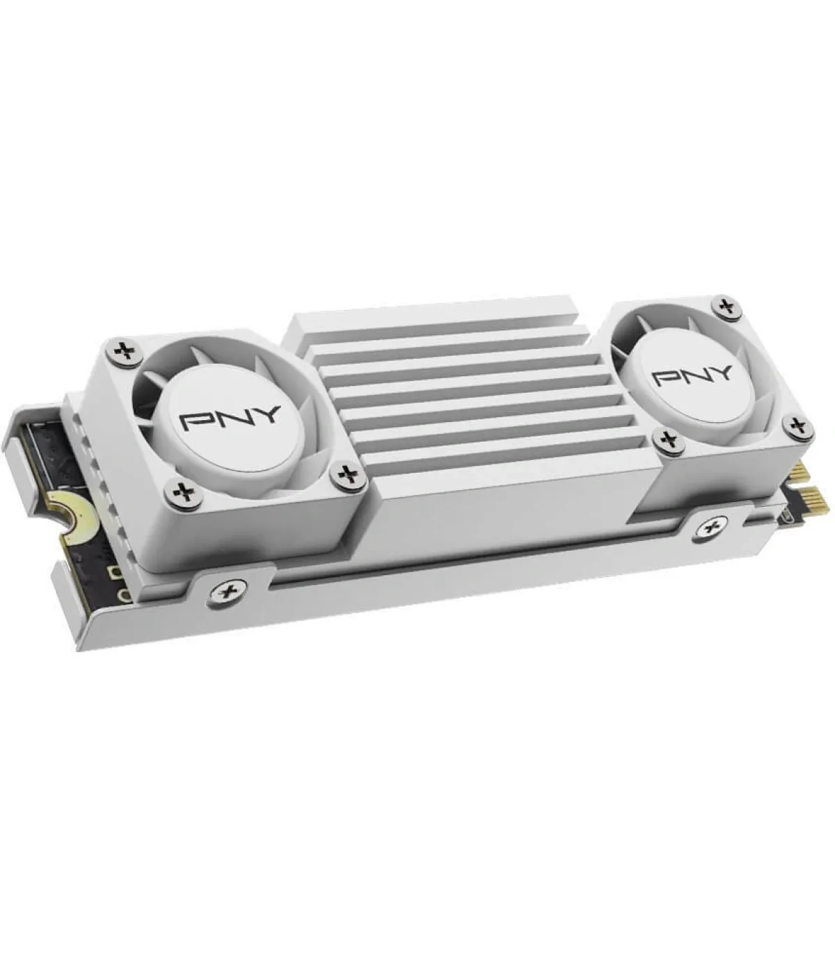 PNY CS3150 Disco Duro Solido SSD M2 2TB NVMe PCIe Gen5 x4 con Disipador Termico - Color Blanco