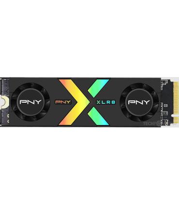 PNY CS3150 Disco Duro Solido SSD M2 1TB NVMe PCIe Gen5 x4 con Disipador Termico - Iluminacion RGB - Color Negro