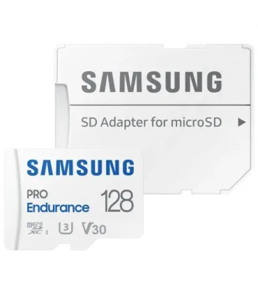 Samsung Pro Endurance Tarjeta Micro SDXC 128GB UHS-I V30 Clase 10 con Adaptador