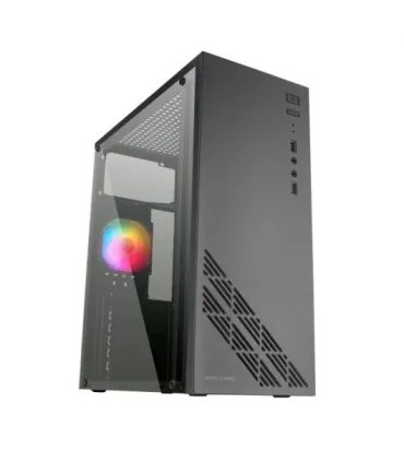 Mars Gaming MC100 Caja Semitorre ATX, Micro ATX, Mini-ITX - Panel Lateral Acrilico - Tamaño HDD 2.5", 3.5" - USB-A 3.0, USB-A 2.