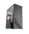 Mars Gaming MC100 Caja Semitorre ATX, Micro ATX, Mini-ITX - Panel Lateral Acrilico - Tamaño HDD 2.5", 3.5" - USB-A 3.0, USB-A 2.
