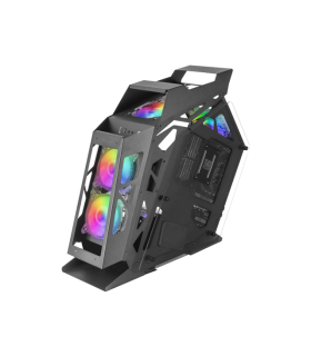 Mars Gaming Controladora Chroma ARGB - Medida en mm: 540x234x500 - Iluminacion Addressable RGB + 39 Modos de Luz - Doble Ventana