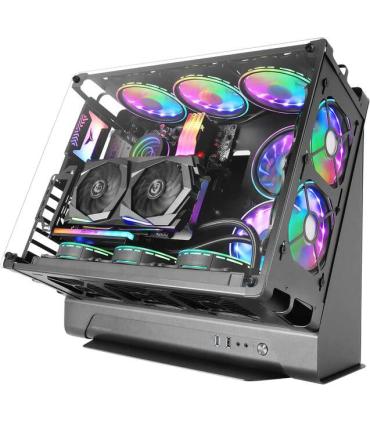 Mars Gaming MCB Custom PC Case - 475x293x443mm - Innovador Formato Custom - Capacidad XL - Estructura modular de doble camara ..