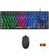 Mars Gaming Combo Gaming MCPTKL - Teclado TKL y Raton Ligero - Iluminacion RGB Breathing & Flow - Tecnologia H-Mech - Hasta 3200
