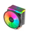 Mars Gaming MCPU44 Ventilador CPU Dual 110mm con Disipador 4 Heatpipes - Iluminacion ARGB - Velocidad Max. 1600rpm - Color Negro