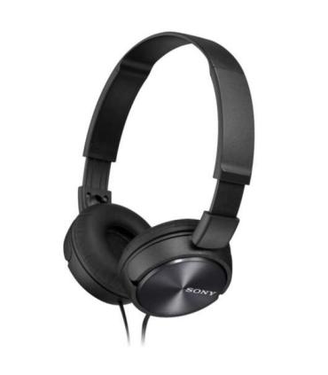 Sony MDR-ZX310 Auriculares con Microfono - Plegables - Diadema Ajustable - Almohadillas Acolchadas - Controles en Cable - Cable.