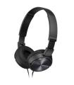 Sony MDR-ZX310 Auriculares con Microfono - Plegables - Diadema Ajustable - Almohadillas Acolchadas - Controles en Cable - Cable 