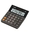 Casio MH-12 Calculadora de Sobremesa - Pantalla Extragrande LCD de 12 Digitos - Solar y Pilas - Color Negro