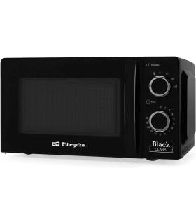 Orbegozo Mi 2117 Microondas - Capacidad 20L - Potencia 700W - 6 Niveles de Potencia - Temporizador 30min - Color Negro