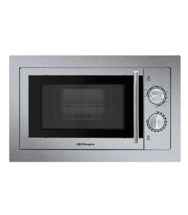 Orbegozo MIG 2033 Microondas Encastrable con Grill Potente y Duradero - con Acabado en Acero Inoxidable y Marco Exclusivo 9 Nive