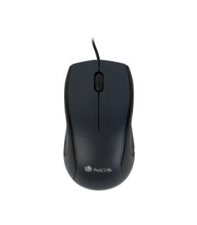 NGS Mist Raton USB 1000dpi - 3 Botones - Uso Ambidiestro - Color Negro