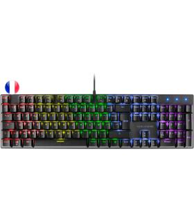 Mars Gaming Teclado Mecanico RGB MK422 - Tecnologia Antipolvo - Efectos de Iluminacion Rainbow - Teclas Ultra-resistentes - Func