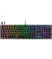 Mars Gaming Teclado Mecanico RGB MK422 - Tecnologia Antipolvo - Efectos de Iluminacion Rainbow - Teclas Ultra-resistentes - Func