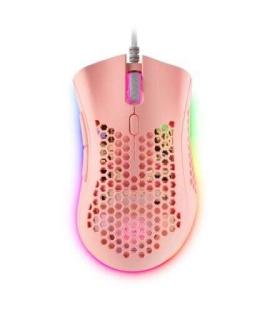 Mars Gaming MMEX Raton Gaming USB 32000dpi - Carcasa de Panel Perforado - 7 Botones Programables - Iluminacion RGB Chroma - Uso.