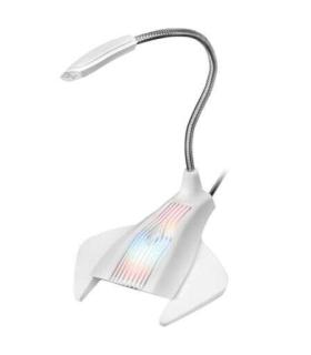 Mars Gaming MMiC Microfono de Mesa con Cuello Flexible USB - Iluminacion RGB - Boton Silencio - Cable de 1.50m