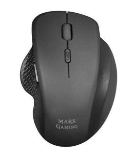 Mars Gaming MMWERGO Raton Inalambrico USB 3200dpi - Diseño Ergonomico - Switches Mecanicos Kailh - Uso Diestro