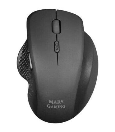 Mars Gaming MMWERGO Raton Inalambrico USB 3200dpi - Diseño Ergonomico - Switches Mecanicos Kailh - Uso Diestro