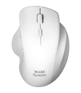 Mars Gaming MMWERGO Raton Inalambrico USB 3200dpi - Diseño Ergonomico - Switches Mecanicos Kailh - Uso Diestro
