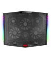 Mars Gaming MNBC5 Base de Refrigeracion para Portatil hasta 19" - 6 Ventiladores - 7 Posiciones de Inclinacion - Iluminacion ARG