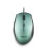 NGS Moth Ice Raton USB 1600dpi + Adaptador USB-A a USB-C - 5 Botones - Uso Diestro - Cable de 1.80m - Color Verde Metalizado/Neg