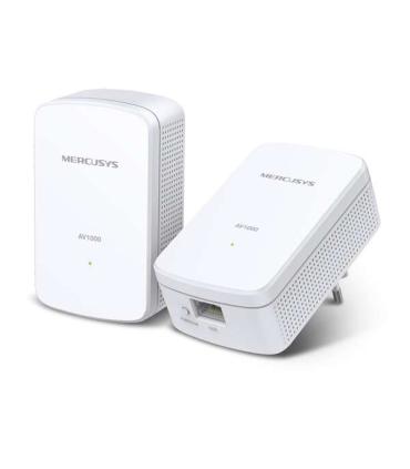 Mercusys MP500 Adaptador Powerline - 1000Mbps - Alcance 300m - Gigabit Ethernet - Pack de 2