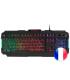 Mars Gaming MRK0 Teclado Gaming RGB Rainbow 9 Colores 15 Teclas de Funcion - 560x199x32mm - Retroiluminacion Multicolor, Capacid