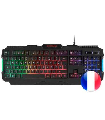 Mars Gaming MRK0 Teclado Gaming RGB Rainbow 9 Colores 15 Teclas de Funcion - 560x199x32mm - Retroiluminacion Multicolor, Capacid