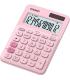 Casio MS-20UC Calculadora de Sobremesa Pequeña - Pantalla LCD de 12 Digitos - Alimentacion Solar y Pilas - Color Rosa