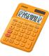 Casio MS-20UC Calculadora de Sobremesa Pequeña - Pantalla LCD de 12 Digitos - Alimentacion Solar y Pilas - Color Naranja