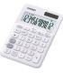 Casio MS-20UC Calculadora de Sobremesa Pequeña - Pantalla LCD de 12 Digitos - Alimentacion Solar y Pilas - Color Blanco
