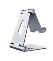 Aisens Soporte de Sobremesa Tamaño M Ajustable (2 Pivotes) para Movil / Tablet - Color Plata