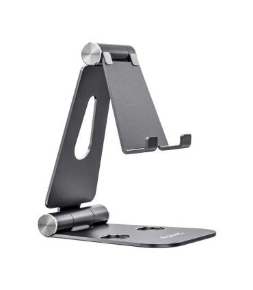 Aisens Soporte de Sobremesa Tamaño XL Ajustable (2 Pivotes) para Movil / Tablet - Color Gris