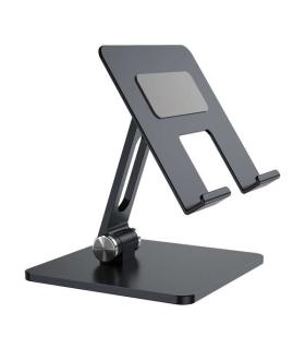 Aisens Soporte de Sobremesa Tamaño XXL Ajustable (2 Pivotes) para Movil / Tablet - Color Gris