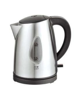 Muvip Hervidor de Agua Electrico 2200W - Capacidad 1L - Cuerpo de Acero Inoxidable - Indicador de Nivel - Base Giratoria