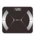 Muvip Body Muscle Bascula de Baño Digital Bluetooth - Pantalla LCD - Plataforma de Cristal Templado - 10 Memorias - Peso Max. 18