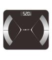 Muvip Body Muscle Bascula de Baño Digital Bluetooth - Pantalla LCD - Plataforma de Cristal Templado - 10 Memorias - Peso Max. 18