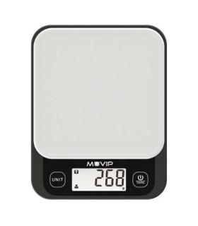 Muvip Bascula de Cocina Digital Super Slim - Sensor de Calibracion Alta Precision - Funcion TARA