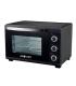 Muvip Horno 1600W 25L - Regulador de Temperatura 100º-230º - Exterior de Acero con Revestimiento - Selector de Tiempo - Puerta..