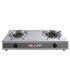 Muvip Serie Strong Cocina de Gas Inox 2 Fuegos - Encendido Piezoelectrico - Quemador de Hierro Fundido Desmontable