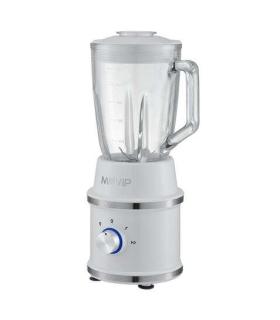 Muvip Desing White Batidora de Vaso 1300W 1.5L - 2 Velocidades - Chuchillas de Acero Inoxidable - Funcion Pica Hielo - Bloqueo..