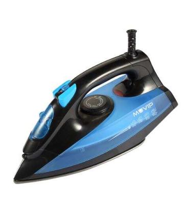 Muvip Plancha de Ropa con Vapor 1600W - Suela de Ceramica - Deposito de 140ml - Control de Temperatura - Cable 1.8m