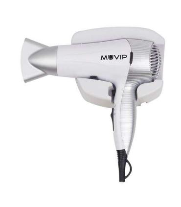 Muvip Secador de Pelo 2200W - Motor DC - Base para Colgar en Pared - 2 Velocidades y 3 Temperaturas - Boton Aire Frio - Cable 1.