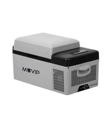 Muvip Nevera Portatil con Compresor 20L Bluetooth, USB - Temperatura -20º/+20º - Conexion 12/24/220V - Consumo 45W - Proteccion.