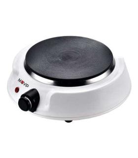 Muvip Cocina Electrica 1 Fuego 1500W 1.5cm de Diametro - 5 Niveles de Potencia - Color Blanco