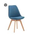 Muvip Pack 2 Sillas Design D400 - Tela Azul Oscuro
