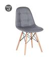 Muvip Pack 2 Sillas Design D300 - Color Gris