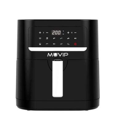 Muvip Freidora Aire Caliente 7 Litros 1800W Pantalla Tactil - 10 Programas de Coccion - Color Negro
