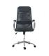 Muvip Silla Regulable con Soporte Lumbar - Base Giratoria de Acero de 320mm - Peso Maximo 100kg - Asiento Acolchado - Elevacion.